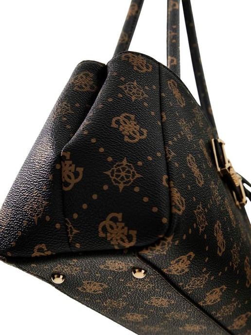 Bolso de Hombro Guess Logo Espresso - Image 4