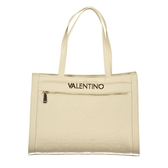 Bolso para mujeres Mario Valentino de poliuretano beige con múltiples bolsillos - Image 1