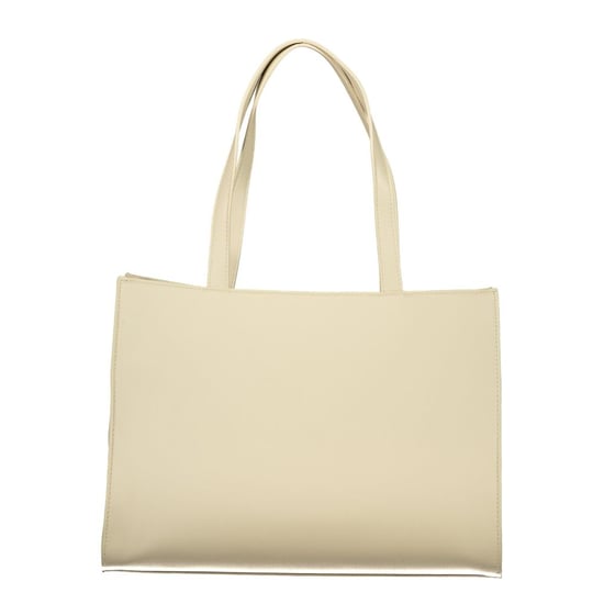 Bolso para mujeres Mario Valentino de poliuretano beige con múltiples bolsillos - Image 2