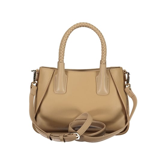 Bolso de Mujer de Poliuretano Beige Mario Valentino con Asas y Correa de Hombro - Image 2