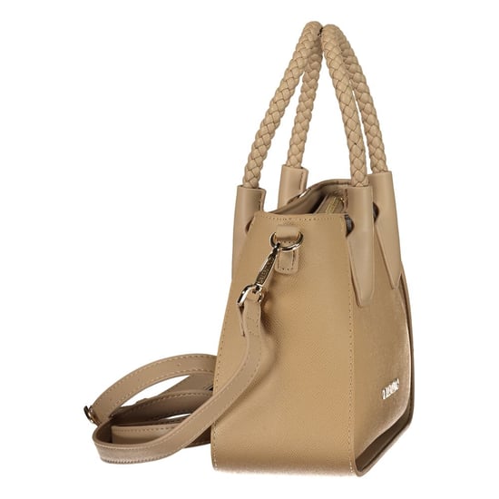 Bolso de Mujer de Poliuretano Beige Mario Valentino con Asas y Correa de Hombro - Image 3