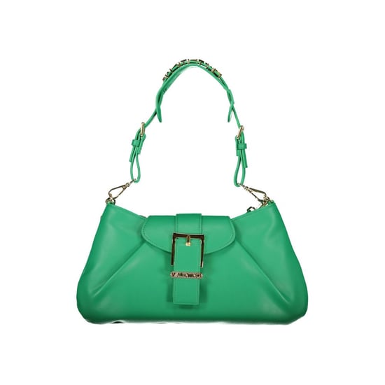 Bolso de Mujer de Poliuretano Verde Mario Valentino con Correa de Hombro Ajustable - Image 1
