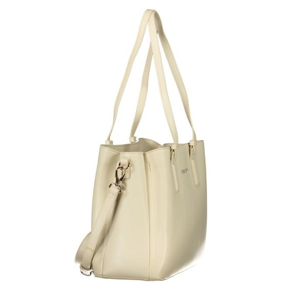 Bolso de Mujer Mario Valentino Beige de Poliuretano con Correa Ajustable y Bolsillos - Image 3