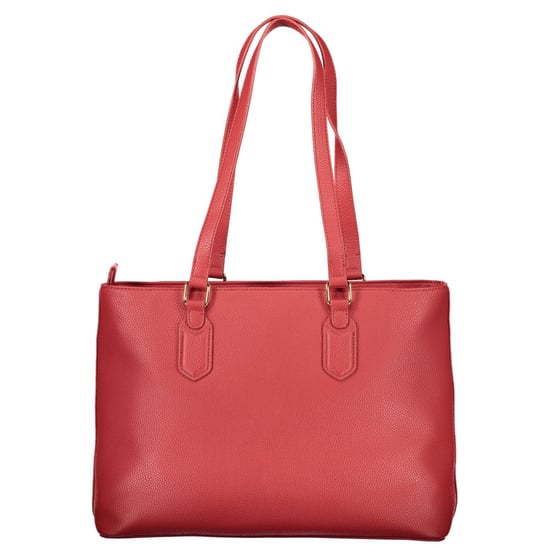 Bolso de mujer Mario Valentino Rosso de poliuretano con cierre de cremallera y compartimentos - Image 2