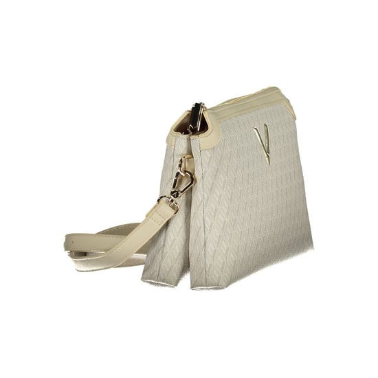 Bolso de mujer Mario Valentino de poliuretano beige con correa de hombro ajustable - Image 3