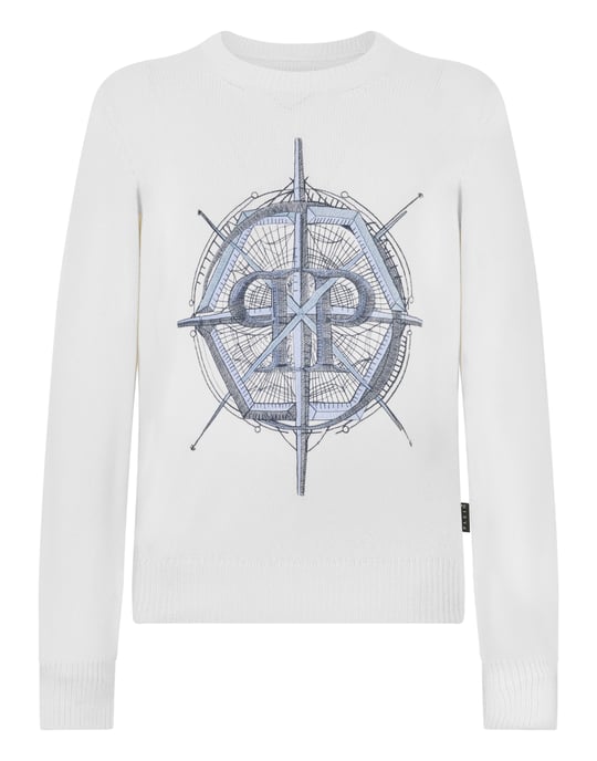Round Neck Pullover Wind Rose - Image 1