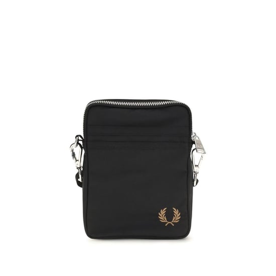 Bolso de Hombro de Nailon Negro Fred Perry - Image 1