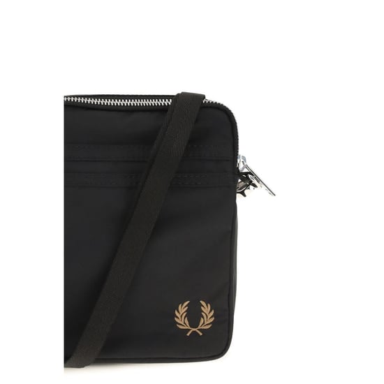 Bolso de Hombro de Nailon Negro Fred Perry - Image 4