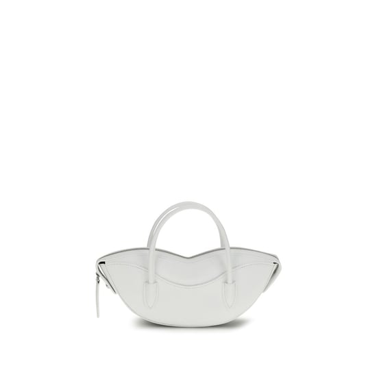 Bolso de hombro Fiorucci de piel de ternera blanca Bos Taurus - Image 1