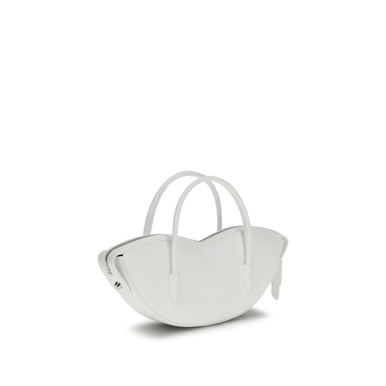 Bolso de hombro Fiorucci de piel de ternera blanca Bos Taurus - Image 3