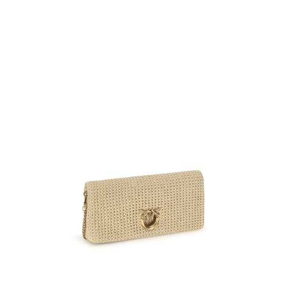 Bolso de Hombro de Polipropileno Beige PINKO - Image 2