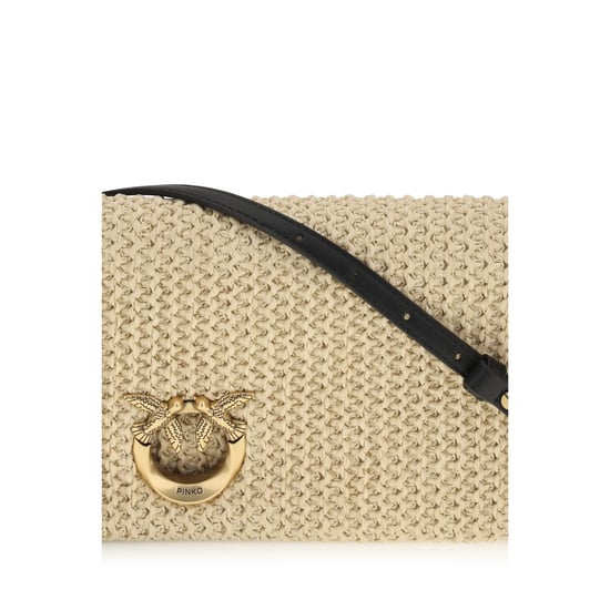 Bolso de Hombro de Polipropileno Beige PINKO - Image 4