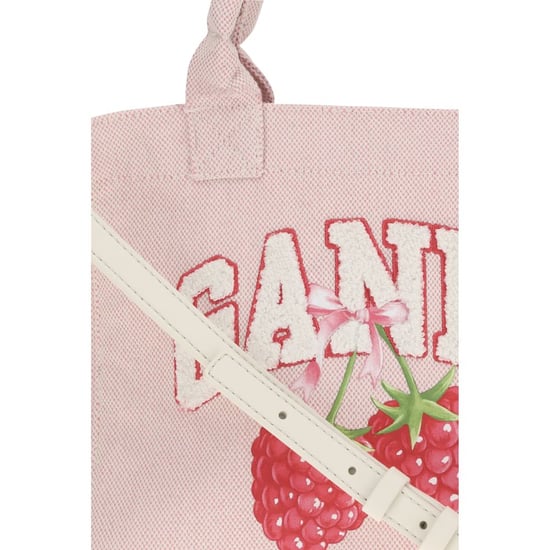 Bolso de Hombro de Poliéster Reciclado Multicolor Ganni - Image 4