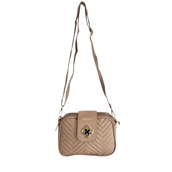 Bolso Bandolera Beige PU para Mujer Baldinini Trend - Image 5