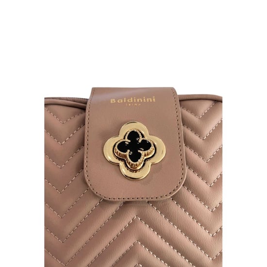 Bolso Bandolera Beige PU para Mujer Baldinini Trend - Image 6
