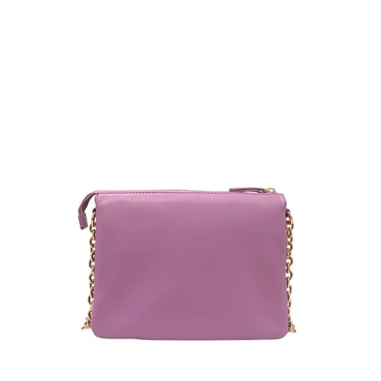 Bolso Cruzado de Cuero Sintético Morado para Mujer Twinset - Image 3