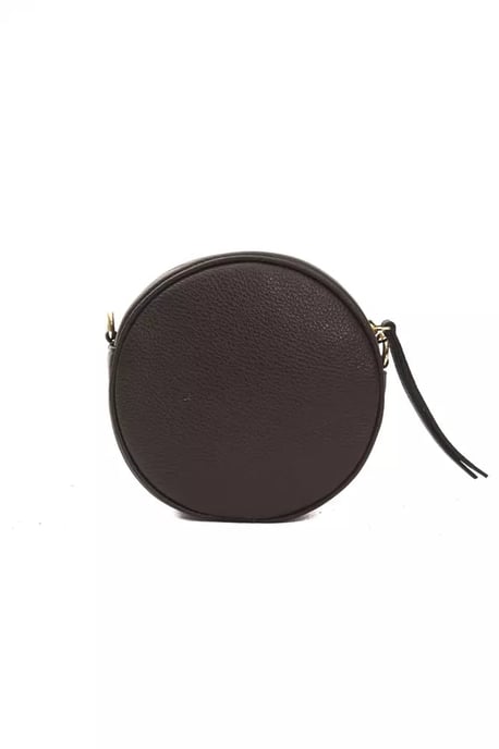 Bolso cruzado para mujer Donatella de piel marrón Pompei - Image 3
