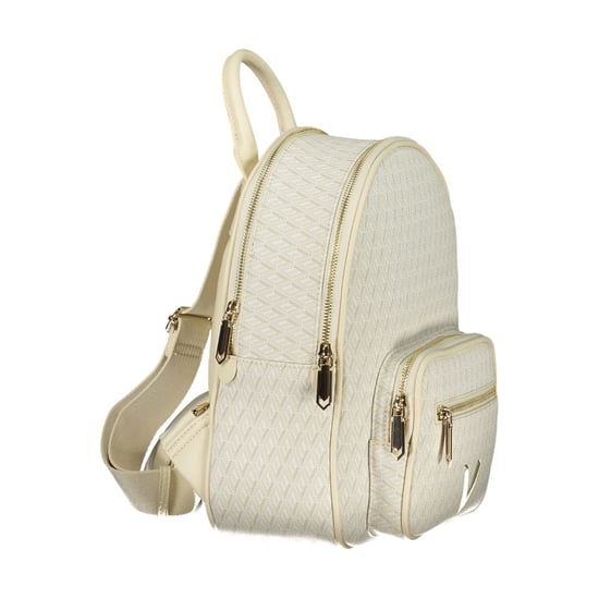 Mochila de Mujer de Poliéster Beige de Mario Valentino con Tiras Ajustables - Image 3