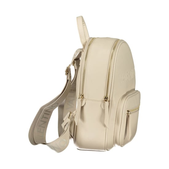 Mochila de Mujer de Poliuretano Beige Mario Valentino - Image 3
