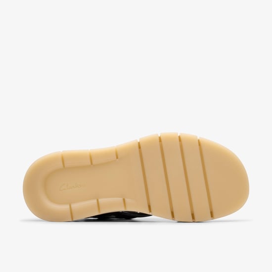 Sandalias de cuero negro con tira toscana - Image 3