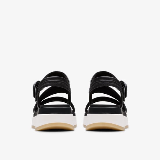 Sandalias de cuero negro con tira toscana - Image 5