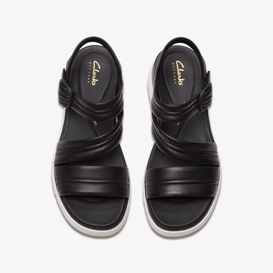 Sandalias de cuero negro con tira toscana - Image 6