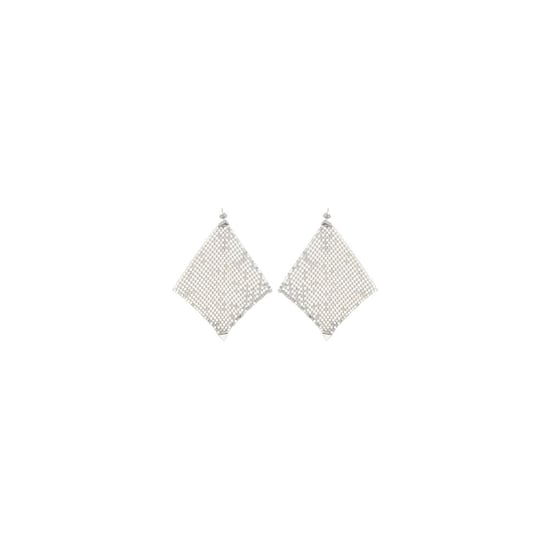 Pendientes de Bronce Plateado Rabanne - Image 1