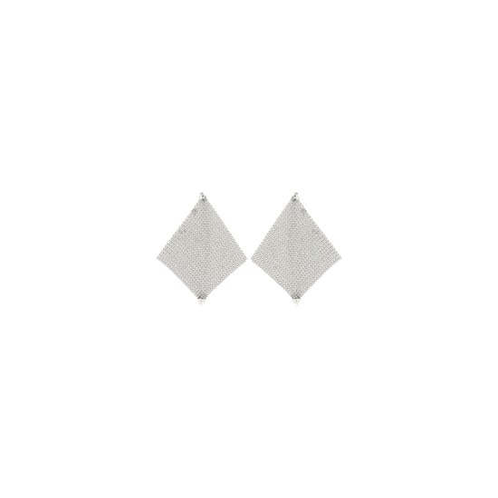 Pendientes de Bronce Plateado Rabanne - Image 2