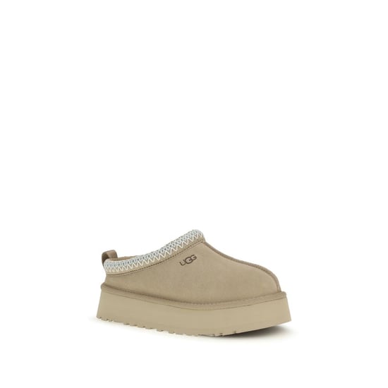 Mule UGG de cuero de becerro beige Bos Taurus - Image 2