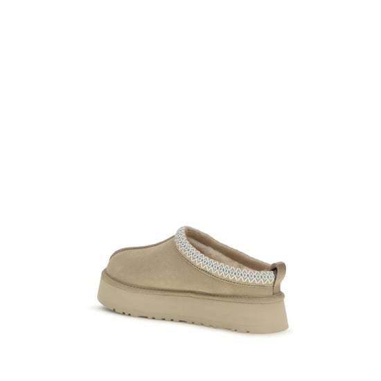 Mule UGG de cuero de becerro beige Bos Taurus - Image 3