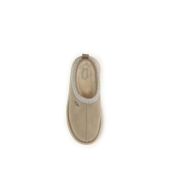 Mule UGG de cuero de becerro beige Bos Taurus - Image 4