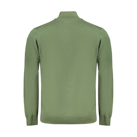 Noruega 1963 Cárdigan de Algodón Verde para Hombre - Image 2