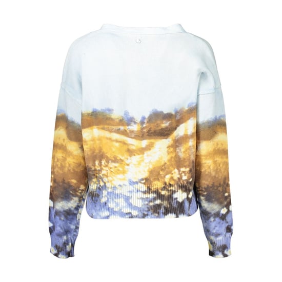 Suéter de algodón para mujer Desigual Azzurro - Image 2