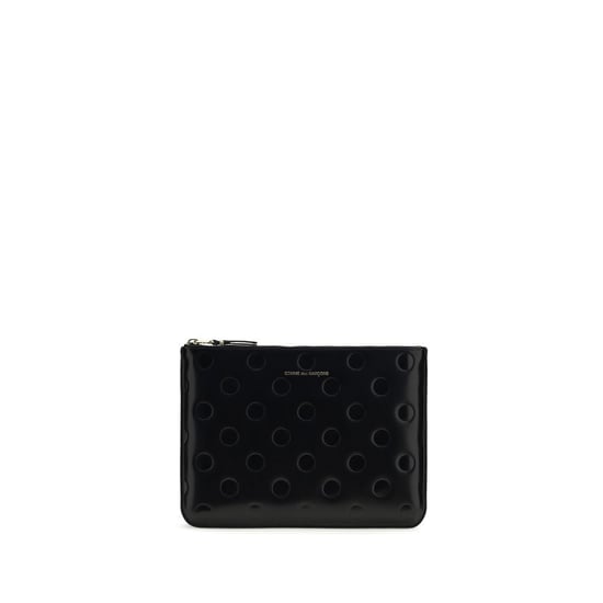 Billetera Bos Taurus de piel de ternera negra Comme Des Garçons - Image 1