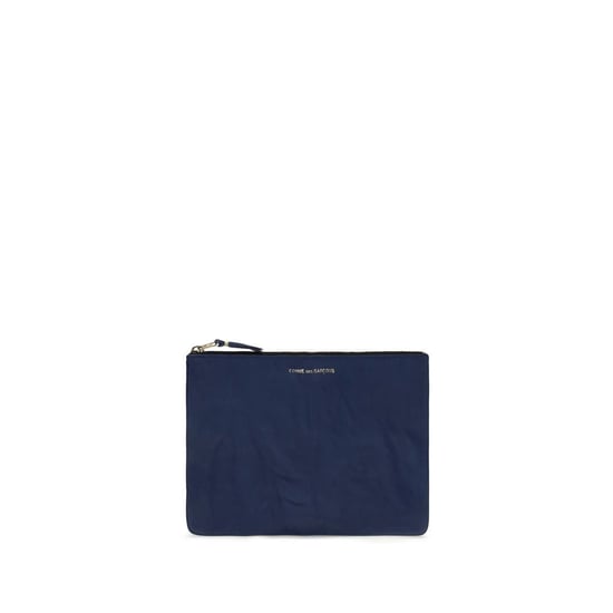 Billetera Bos Taurus de Piel de Ternera Azul Comme Des Garçons - Image 1