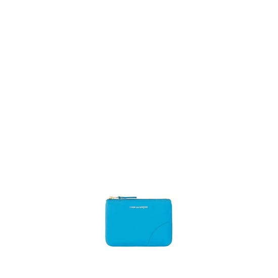 Cartera Bos Taurus de Cuero de Ternera Azul de Comme Des Garçons - Image 1