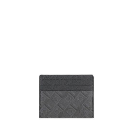 Billetera Bos Taurus de piel de ternera gris Ferragamo - Image 2