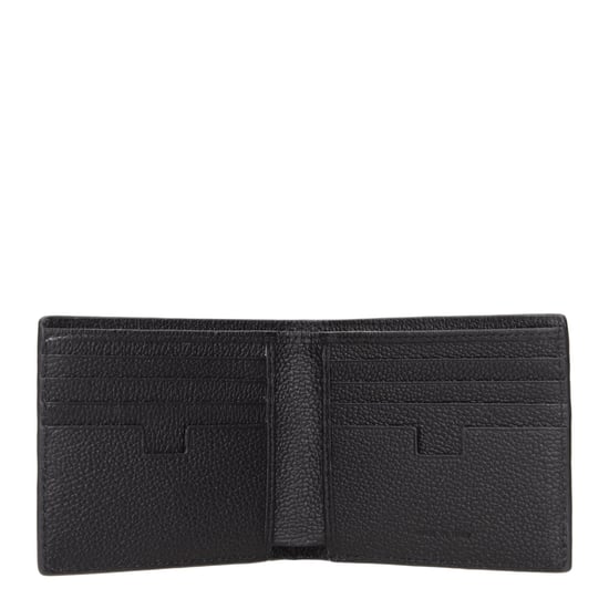 Cartera de Cuero Negro Testoni - Image 2
