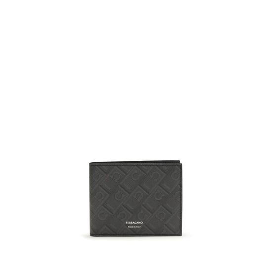 Cartera Bos Taurus de piel de ternera negra Ferragamo - Image 1