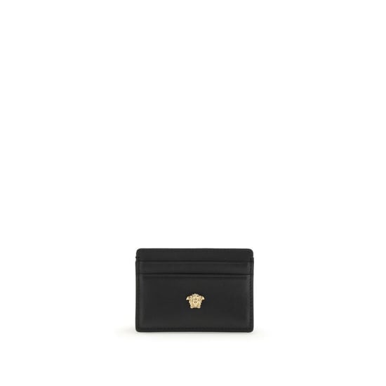 Billetera Versace de piel de ternera negra Bos Taurus - Image 1