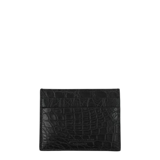 Billionaire Italian Couture Tarjetero de Cocodrilo Negro - Image 2