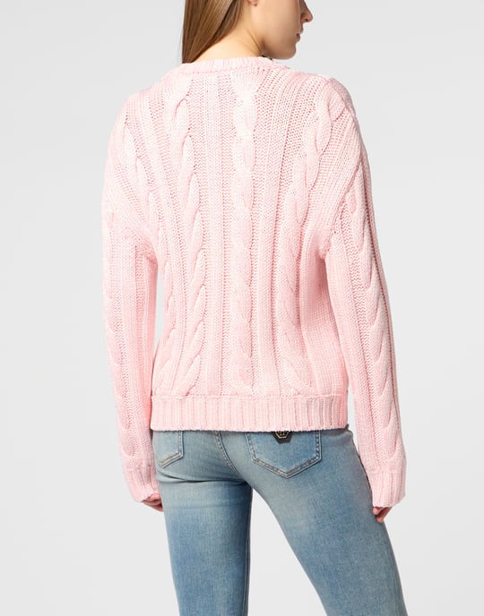 Round Neck Pullover Sun Tattoo - Image 5