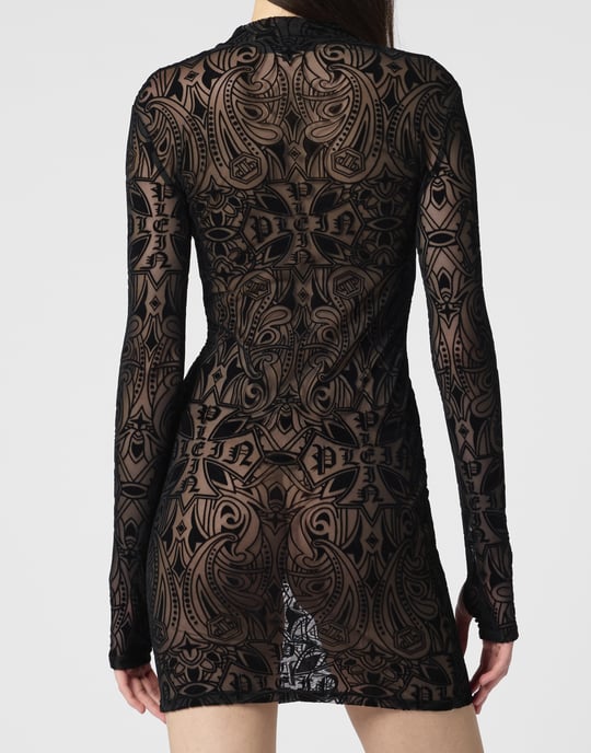 Vestido Corto Gothic Plein - Image 5