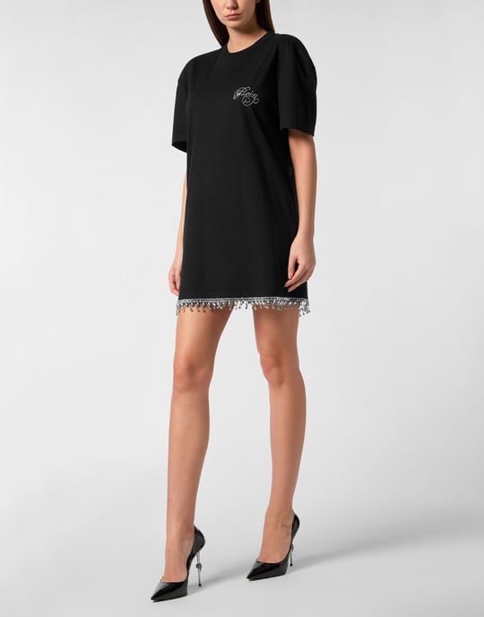 Vestidos Cortos Con Camiseta Signature - Image 4