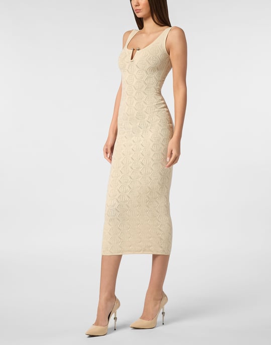 Vestido De Día De Punto Monogram - Image 3