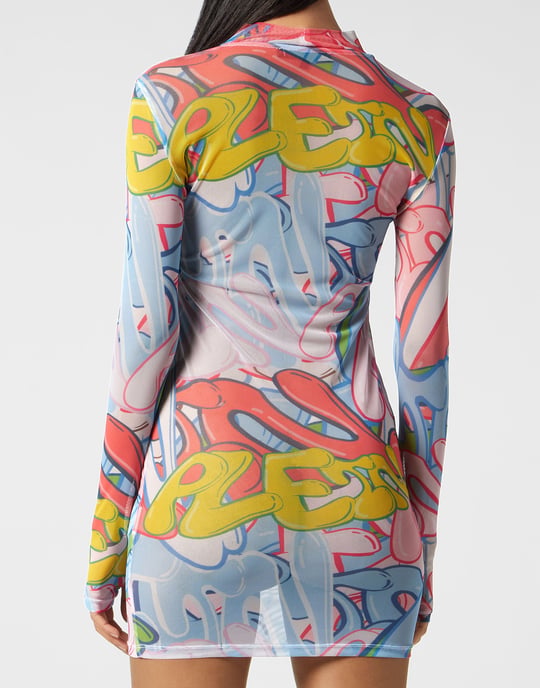 Vestido Corto Bombing Graffiti - Image 3