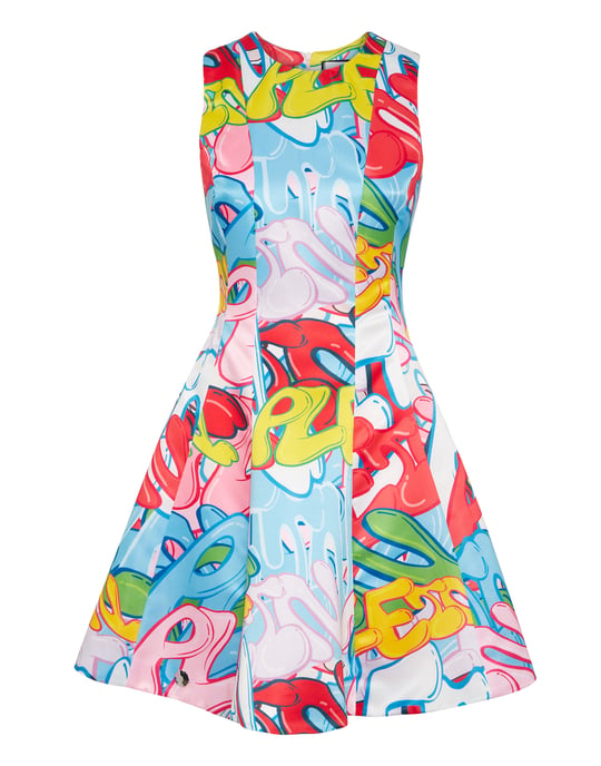 Vestido Corto Bombing Graffiti - Image 1