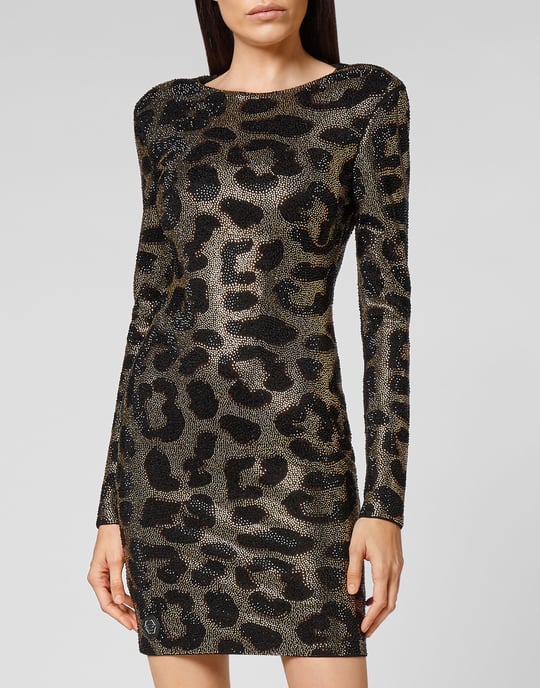Vestido Corto Leopard - Image 2