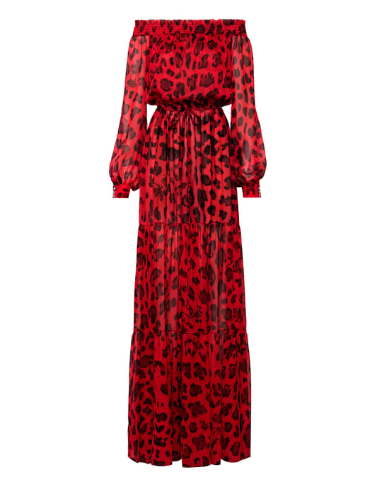 Vestido Largo Leopard - Image 1