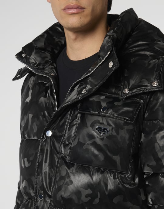 Chaqueta De Nylon Camouflage - Image 3